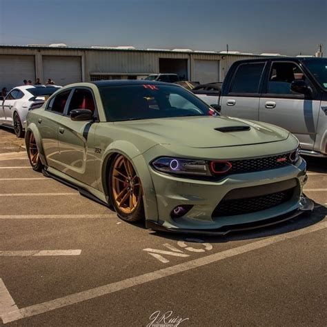 Army Green Dodge Charger