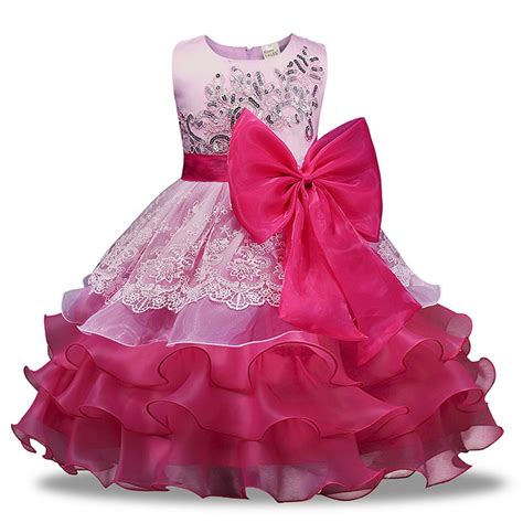 Buy Children Princess Dress For Wedding Birthday Party