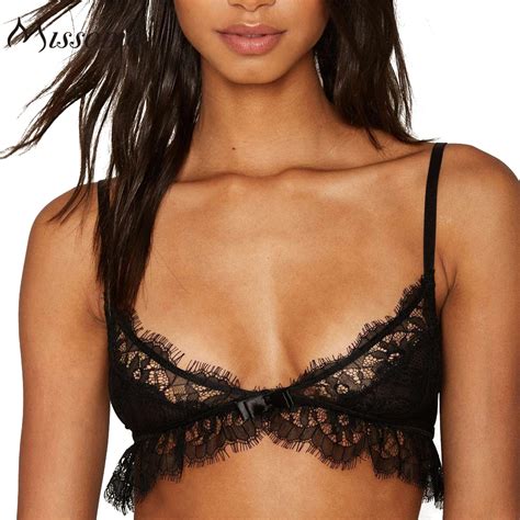 Missomo Lace Women Bra Nude Sexy VS BH Bralet Silk Modis Push Up Sheer Bralette Plus Size