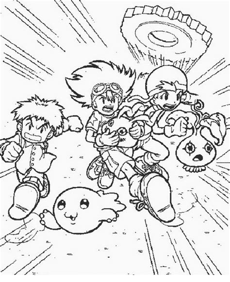 Digimon 46 dibujos faciles para dibujar para niños Colorear Digimon