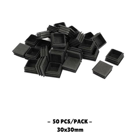 30x30mm Square Plastic End Caps 10pcs 50pcs Buy Online Ozsupply Hardware Spare Parts
