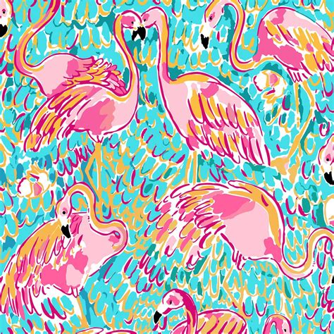 Flamingo Lilly Inspired Htv Pattern Vinyl Sheet Size 12x12 Lily P
