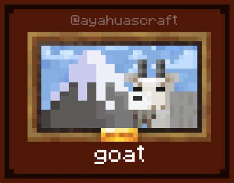 I Finish Make The Goat Of Minecraft In Pixel Art 🐐 🌏 Art Made By Me