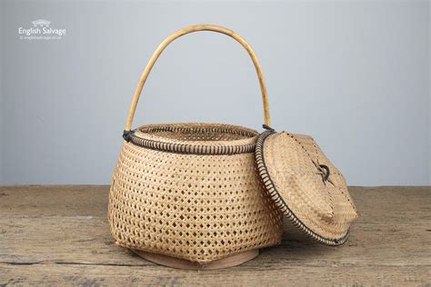 Wicker basket weaving pattern seamless texture. Original Chinese Woven Wicker Baskets