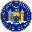 Das Siegel vom US-Bundesstaat New York - Seal of New York