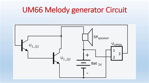 Home/arduino & components/components/um66 um66 music ic melody generator. How to Make UM66 Melody Generator Circuit - YouTube