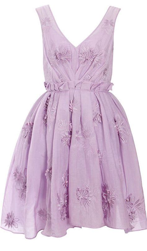 Lilac Full Skirted Dress Purple Short Dress Summer