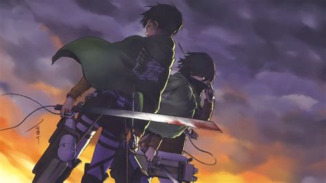Levi And Mikasa Wallpapers Top Free Levi And Mikasa Backgrounds