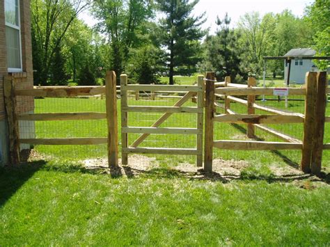 Another highly durable option is a locust split rail fence. Split Rail | The Fence Company