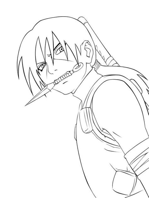 Coloriage Itachi Uchiha . Coloriage gratuit à imprimer