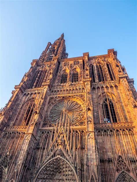 Cathedrale Notre Dame Eller Domkyrka Av Vår Dam Av Strasbourg
