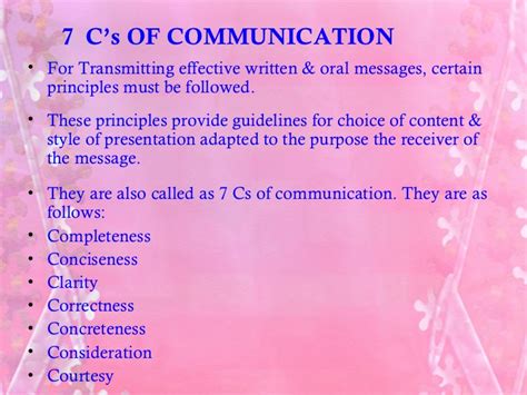 It is a part of our. 7 cs of communication