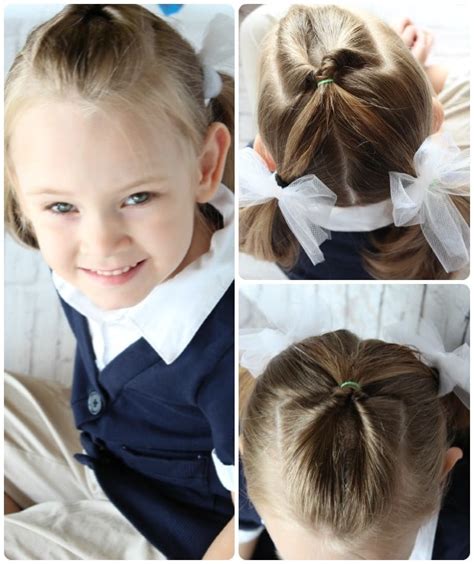 Get a fresh look in just a couple of minutes and you will get to your first class looking fabulous. 10 Easy Little Girls Hairstyles (5 Minutes) | Somewhat Simple