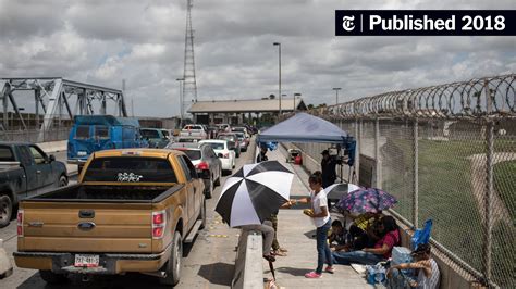 Immigration Arrests Drop At Mexican Border For Second Straight Month The New York Times