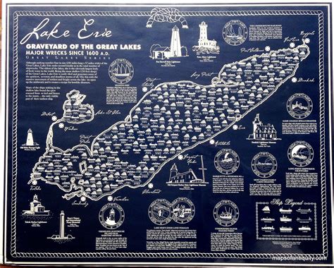Fascinating detail over a 400 year period about shipwrecks on Lake Erie