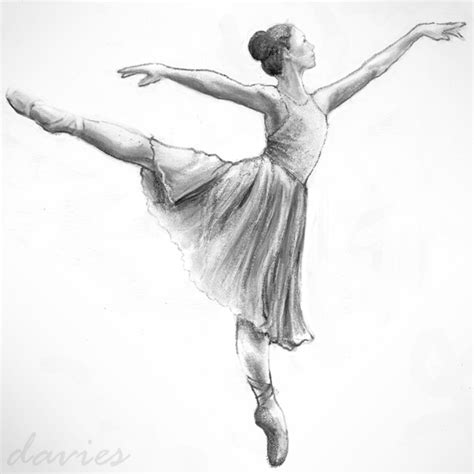 The print is from an original large graphite pencil drawing by phyllis tarlow. Ballerina by ps2yay on DeviantArt