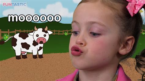 Moo Cow Learn Animal Sounds Youtube