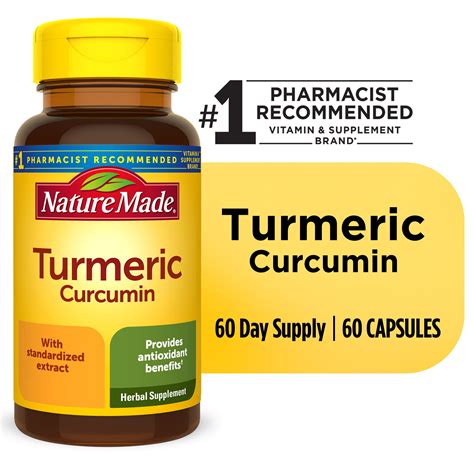 Nature Made Turmeric Curcumin 500 Mg Capsules 60 CT Pick Up In Store