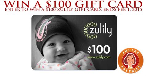 Win A 100 Zulily T Card Julies Freebies