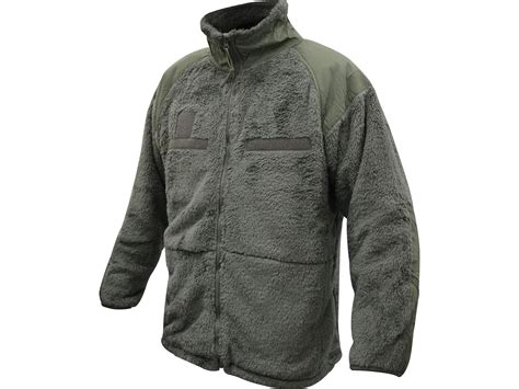 Military Surplus Gen Iii Shaggy Fleece Jacket Grade 1 Foliage Green