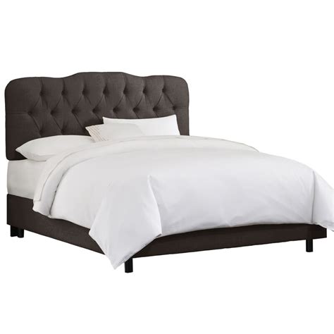 Wolfheart Tufted Linen Upholstered Panel Bed And Reviews Allmodern