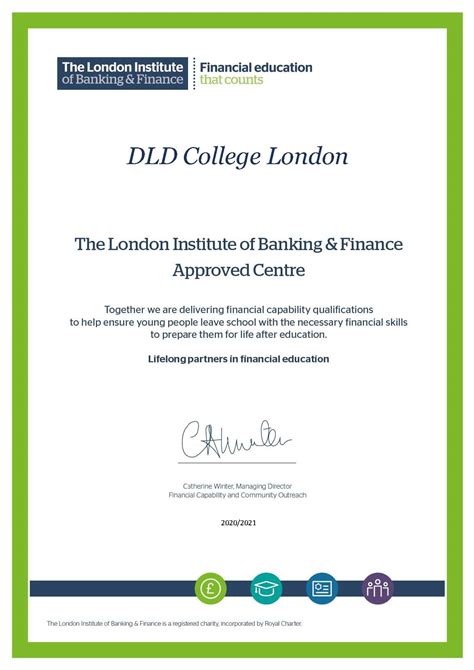 London Institute Of Banking And Finance Approved Centre Dld College