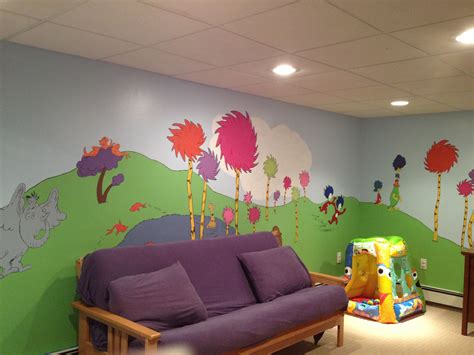 Dr Seuss Playroom Walls Kids Room Paint Simple Playroom