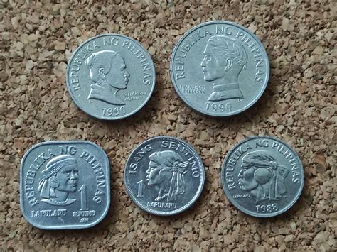 Philippine Aluminum Coins 5 Different Coins Hobbies And Toys