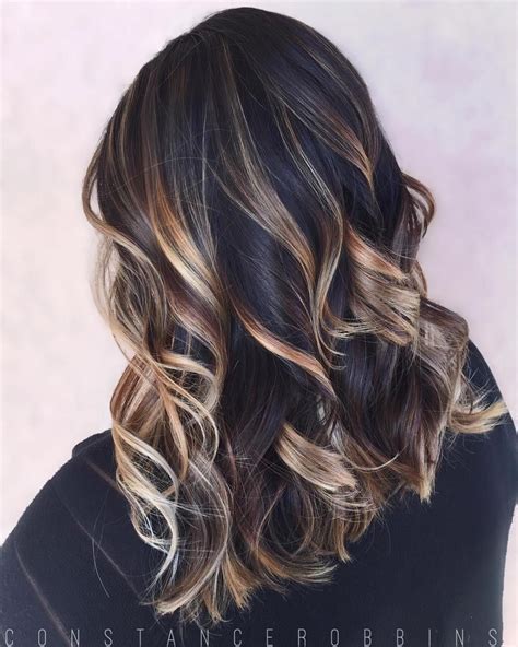 Caramel Highlights For Dark Brown Hair | Uphairstyle