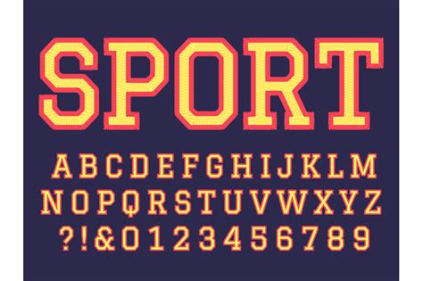 Embroidery Font Sewing Alphabet Letters College Football Team Embroi