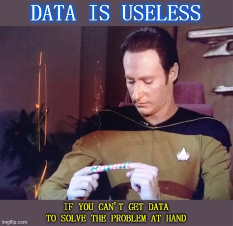 Data Alone Is Useless Imgflip
