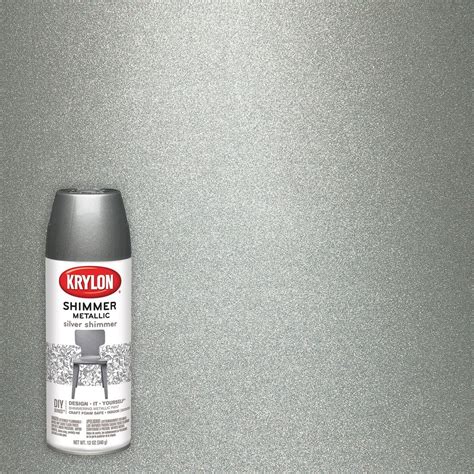 Krylon High Gloss Silver Metallic Spray Paint Actual Net Contents 11