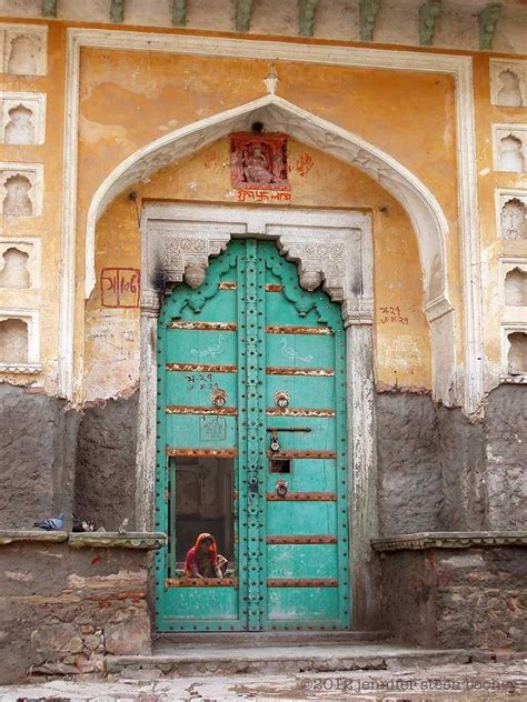 Turquoise Door Amer Rajasthan Turquoise Door Gorgeous Doors Green