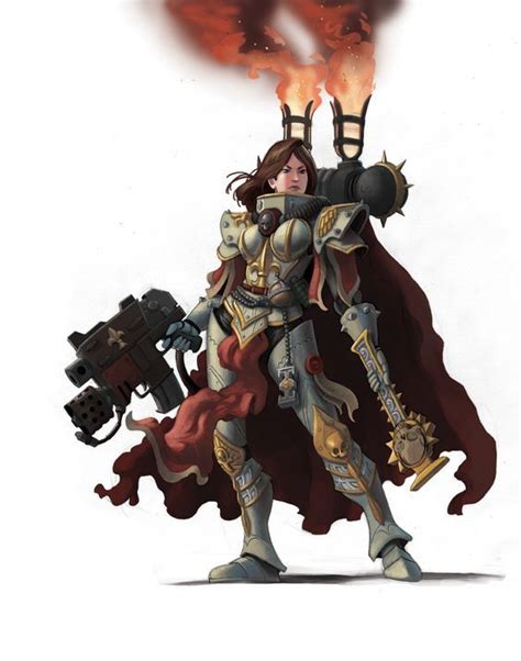Canoness Sisters Of Battle 40k Jeff Porter Art And Illustration