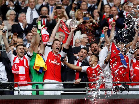 Look The Best Photos From Arsenals Fa Cup Celebration