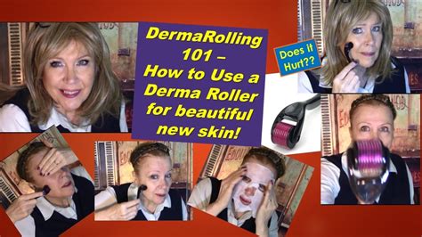 dermarolling 101 derma roller lesson for older faces improve your skin youtube