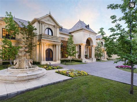 345 Million French Country Mansion In Dallas Tx Homes Of The Rich