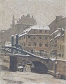 Nagel Otto | Die Jungfernbrücke in Berlin im Winter (1948) | MutualArt
