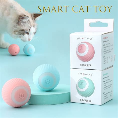 Smart Cat Toys Automatic Rolling Ball Electric Cat Toys Interactive For