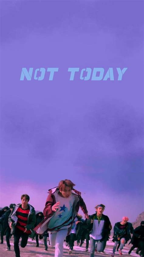 To use these wallpapers on your ios or android device, click the buttons below. BTS Not Today Wallpapers - Wallpaper Cave