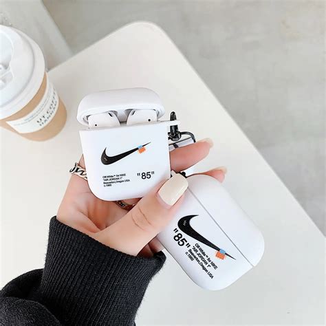 Airpod Cases Luxury Black White Earphones Clear Cover Nike Transparent