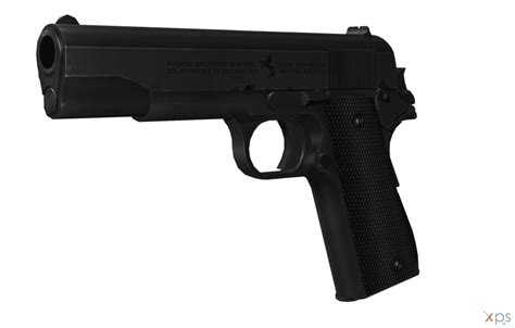 Black Colt M1911 By Sadow1213 On Deviantart