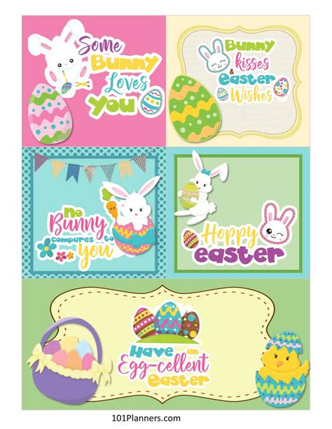 Easter Bunny Note Printable