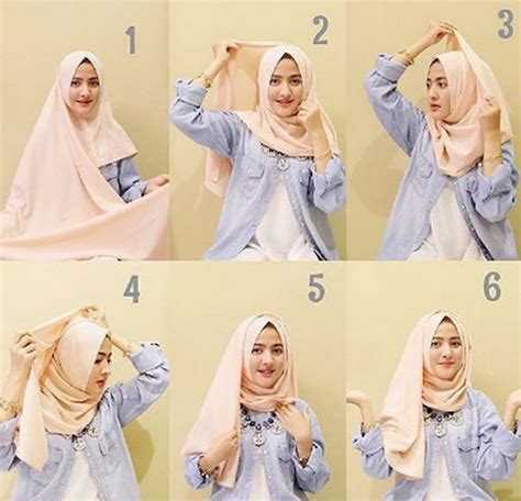 Tutorial Tudung Bawal Hijab Galeria Tutorial Hijab Cara Memakai