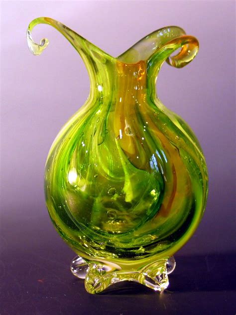 Jester A Very Early Blown Glass Vase By George Watson Glass Blowing Glass Art Glass Vase