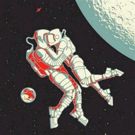 Imagen De Love Astronaut And Moon Twin Flame Art Astronaut Art
