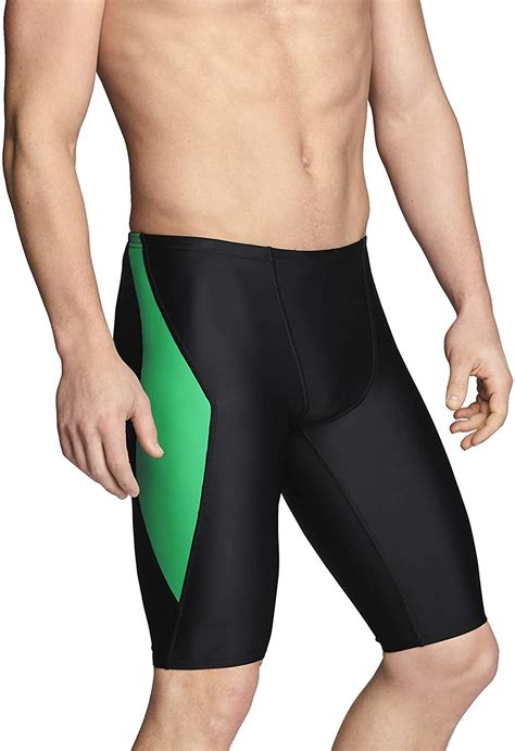 Speedo Mens Swimsuit Jammer Powerflex Eco Revolve Splice Team Colors