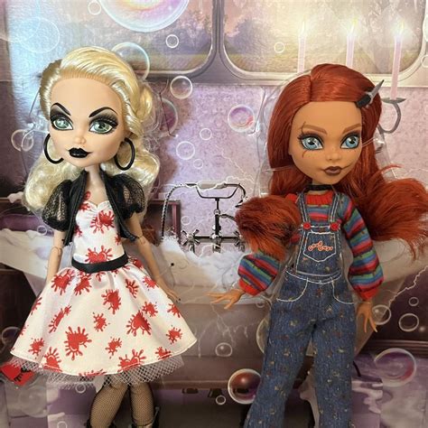 Monster High Skullector Chucky And Tiffany Dolls Depop