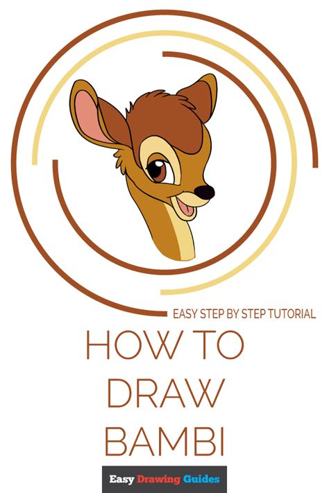 How To Draw Bambi Really Easy Drawing Tutorial