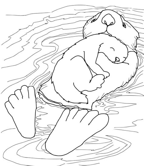 Otter Coloring Pages Best Coloring Pages For Kids